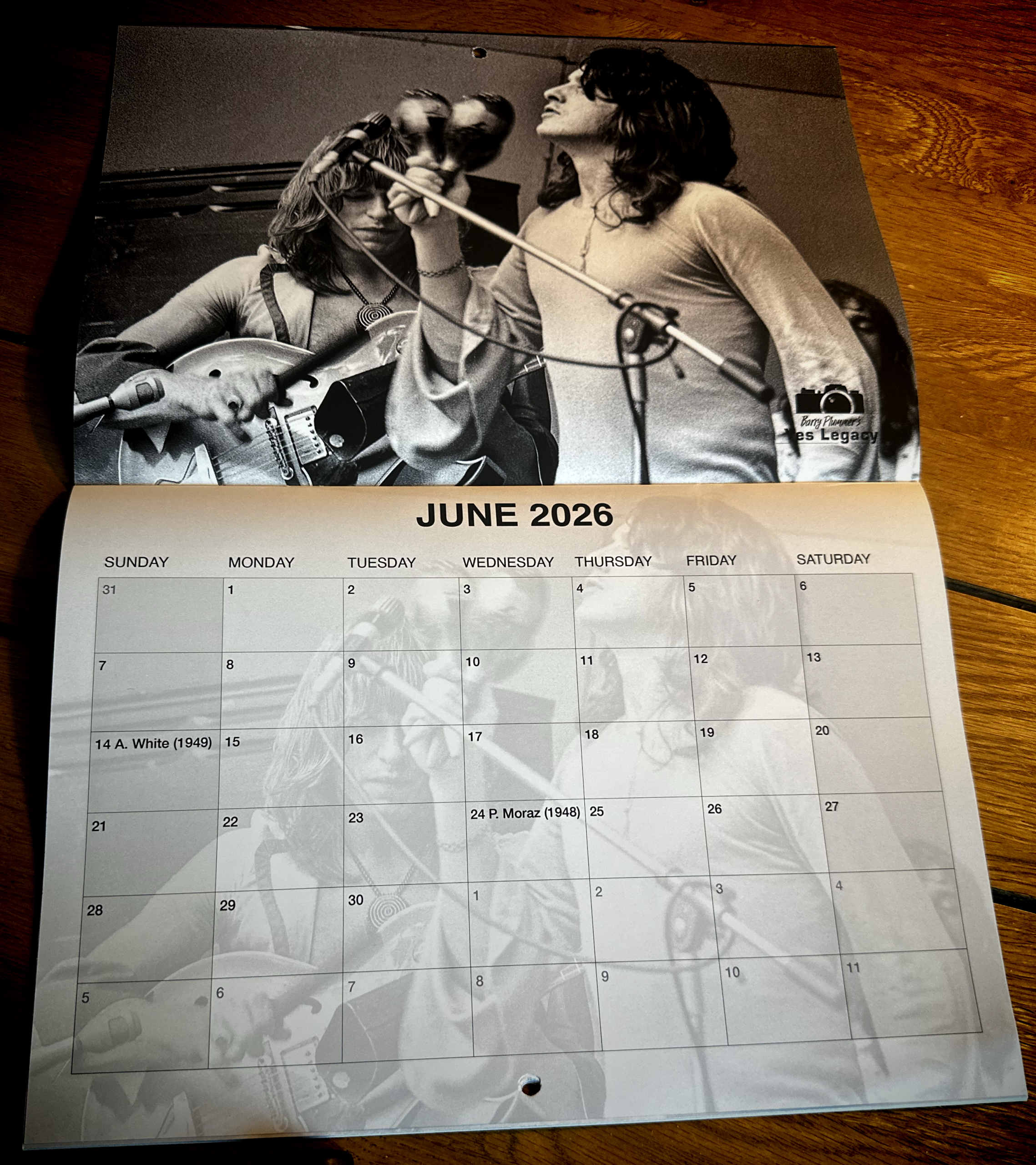 Master of Images - Barry Plummer's Yes Legacy - 2026 Calendar - Image 4
