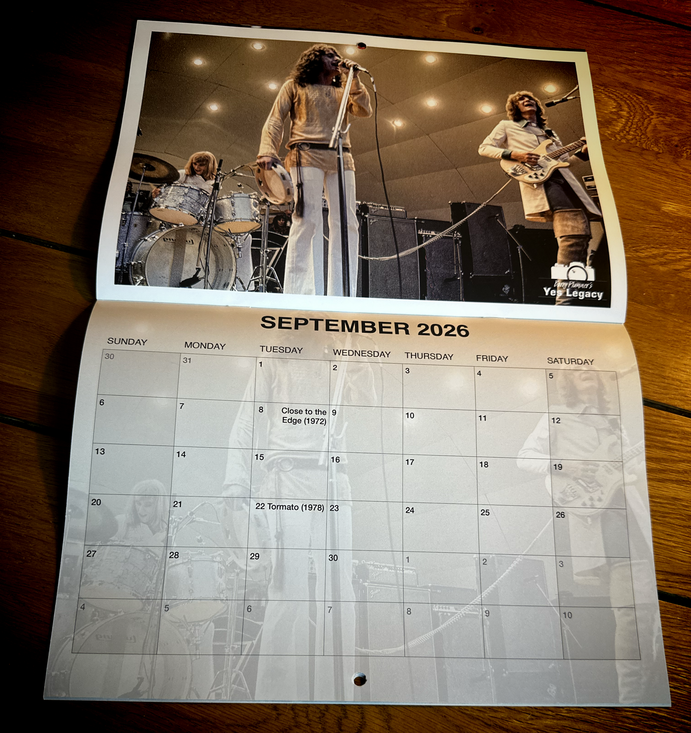 Master of Images - Barry Plummer's Yes Legacy - 2026 Calendar - Image 5