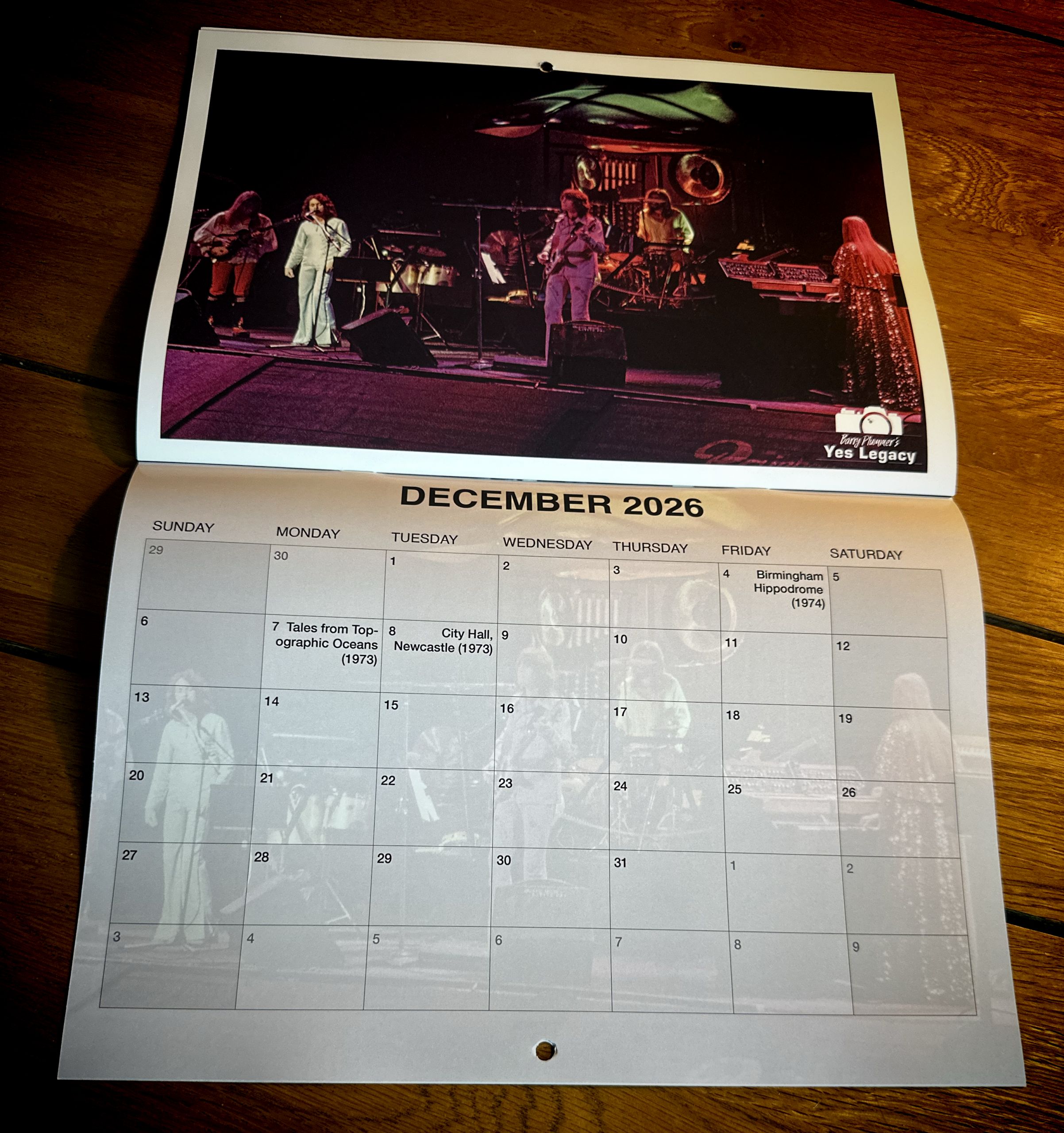 Master of Images - Barry Plummer's Yes Legacy - 2026 Calendar - Image 6