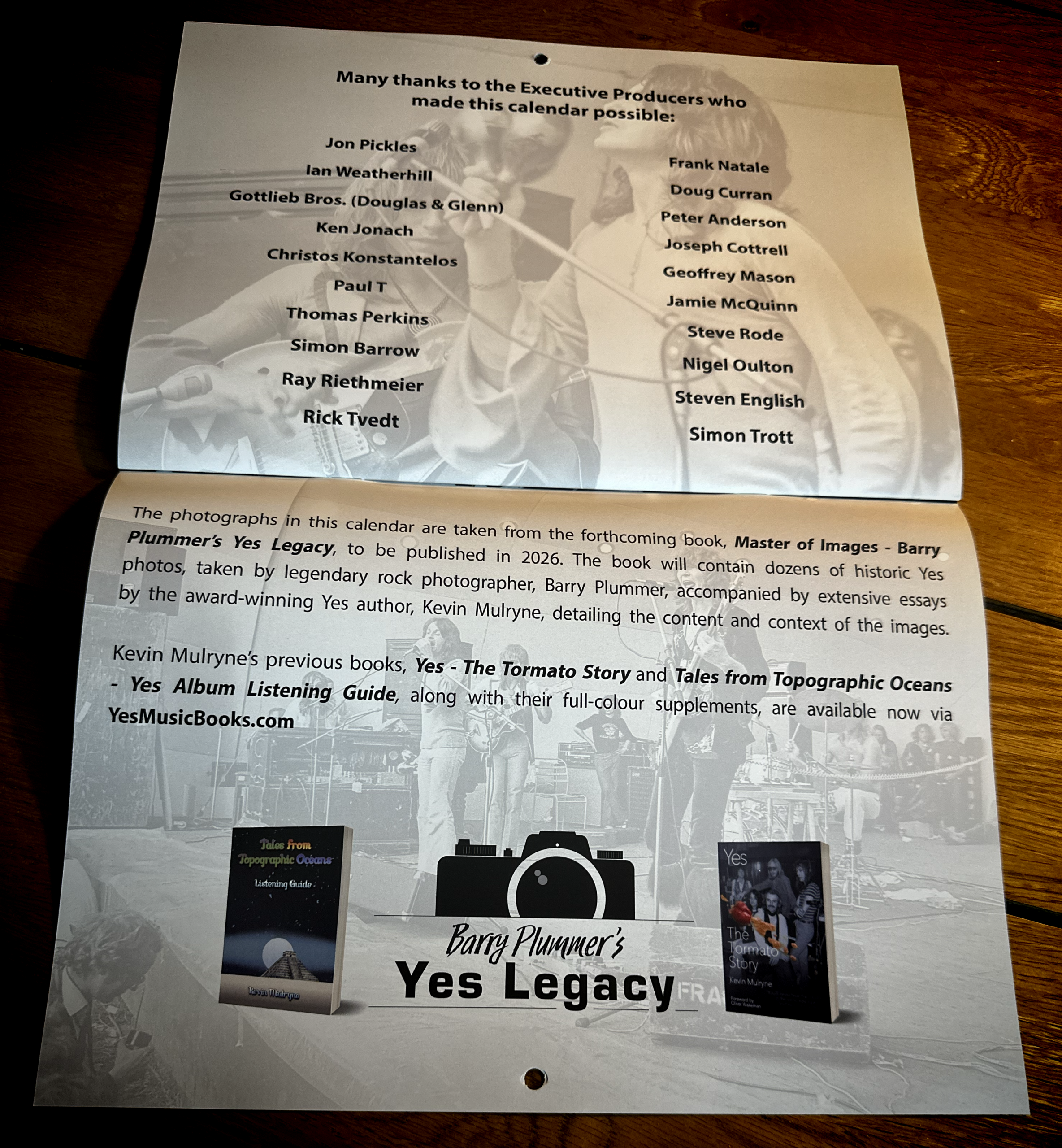 Master of Images - Barry Plummer's Yes Legacy - 2026 Calendar - Image 7