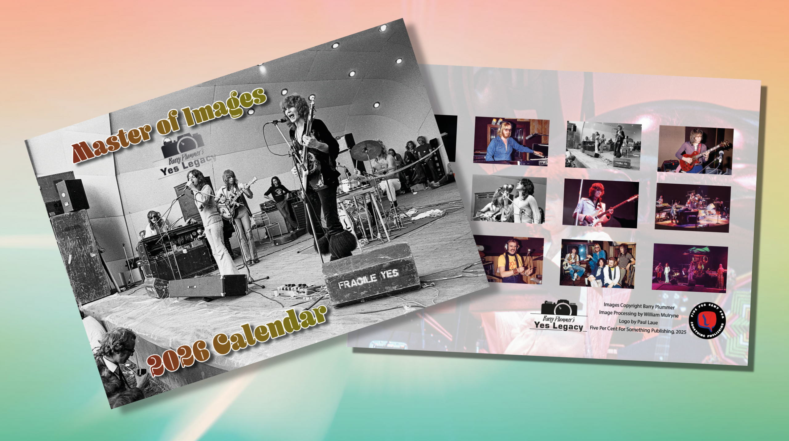 Master of Images - Barry Plummer's Yes Legacy - 2026 Calendar